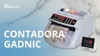 Contador de billetes Gadnic detector falsos Envío gratis dinero CONT0001