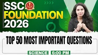 SSC Science Class 2026 | Science Top 50 Questions | SSC Science Important Question | By Muskan Mam