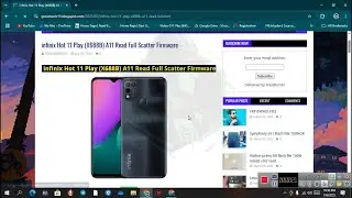 infinix Hot 11 Play X688B A11 Read Full Scatter Firmware
