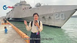 First U.S. Warship Docks at Ream to Strengthen Military Ties