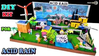 DIY KIT FOR ACID RAIN || WORKING MODEL OF ACID RAIN || PROJECT SOLUTION