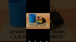 Smart water tank cleaning robot