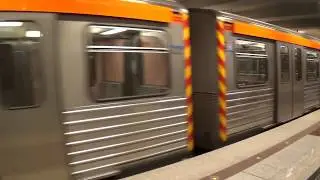 Athens Metro: Alstom - Siemens (1st Generation Train) Ride