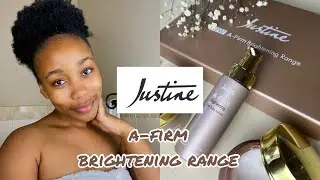 Осветляющая линейка Justine A-Firm для сухой кожи | Обзор средств по уходу за кожей | Ayabulela Mahleza