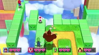 Mario Party 10 - Free for All Minigame - Snake Block Party