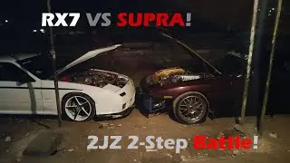 BATTLE OF 2JZ ANTILAGS - Supra MK3 & Supra7 Anti-Lags, Backfires, Flames