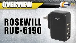 Обзор сетевого зарядного устройства Rosewill RUC-6190 на 2,4 А с 4 портами USB для iPhone/iPod/iPad/MP3 &mdash; Newegg TV