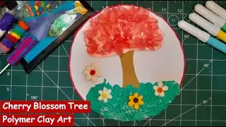 Bloom Wherever You Are! DIY Polymer Clay Cherry Blossom Tree #diy #fun #papercraft #polymerclayart
