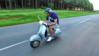 Scooter Pooter Episode 2 Vespa Sprint 150 speed test