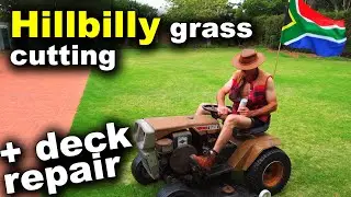 Vintage Lawn Tractor Restoration - Part 4 - Deck Repair (Victa 10-42 / MTD 145-760A) Burton Builds