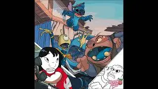 Lilo and Stitch,  Disney,  Happy color ✨️,  relaxation with color by number ✨️