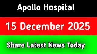Apollo Hospital Share Latest News Today || Apollo Hospital Share News Today