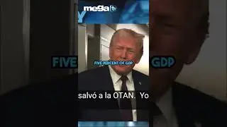 Trump Responde: &iquest;Salv&oacute; o Destruy&oacute; la OTAN? #shorts