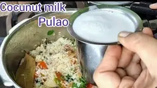 Kobbari Pala Pulao Recipe | Restaurant Style Coconut Milk Pulao | Make it delicious at home | kob...