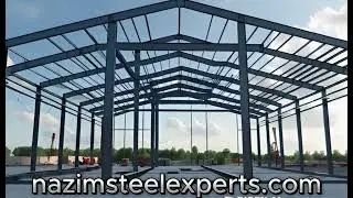 Steel Structure Erection Work | Completed Steel Building Project
