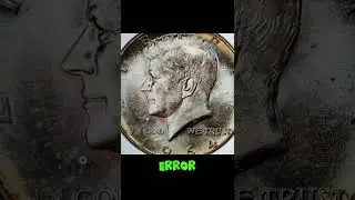 Kennedy half dollar mint error #coin #coins #money #history #currency  #error