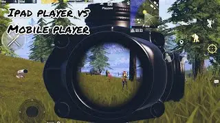 iPad vs mobile player || Solo vs Duo || Livik || Pro lobby|| Pubg Mobile Kr ||  Galaxy gaming boy ||