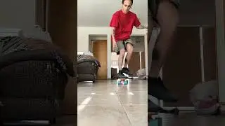 penny board cuttie handgrab trick