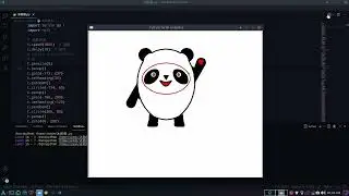 Use Python draw Bing Dwen Dwen