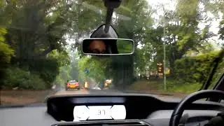 journey in rainy afternoon, From white Horse Pub in Otterbourne heading south on 29th May 2018