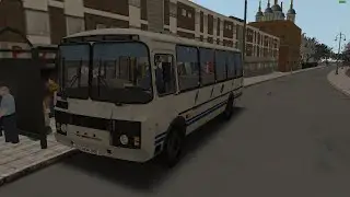 OMSI 2 BUS PAZ 4234 2005 MAP Большая Деревня 1.0 Маршрут 27