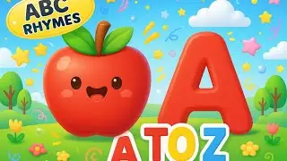 A for Apple & B for Ball | Fun 3D Kids Class       