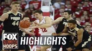 Purdue vs Wisconsin | HIGHLIGHTS | FOX COLLEGE HOOPS