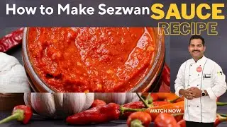 SCHEZWAN SAUCE RECIPE BY CHEF MANISH l Hot garlic sauce recipe l