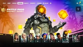*PASE DE BATALLA* COMPLETO 🔥 FORTNITE CAPITULO 7 🤯 (Skins, Gestos, Cosm&eacute;ticos, Estilos y Mas)