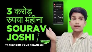 SHOCKING! Sourav Joshi Vlogs Earning Revealed| How Much Money Sourav Joshi Make From YOUTUBE😱 