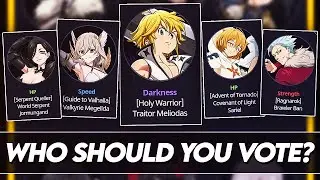 DO *NOT* MAKE THIS MISTAKE!!! WHO SHOULD *YOU* VOTE FOR 3RD ANNIVERSARY BANNER!!! (7DS Grand Cross)