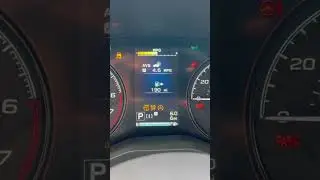 Lights on my Subaru Dashboard