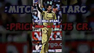 Most expensive players in IPL 2024🥶🥵 #cricket #shorts #trending