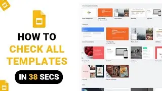 How to Check All Templates on Google Slides [NEW]