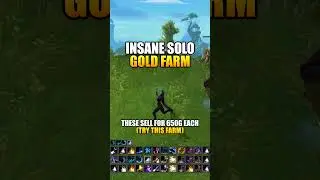 SOLO Gold Farm in The War Within Pre-Patch  #worldofwarcraft #wowgoldfarm #goldfarming