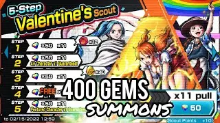 18% Trait Medals with 80 Frags! 400 GEMS VALENTINE&rsquo;S SUMMONS! | One Piece Bounty Rush (OPBR)