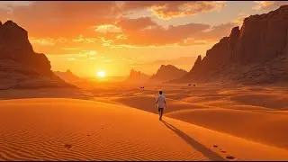 The Desert Sunset Walk | Guided Visualization for Relaxation & Sleep