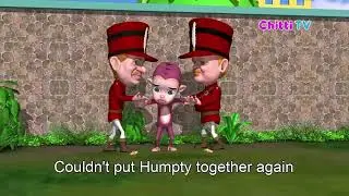 Humpty Dumpty Sat on a Wall |  Latest Kids rhymes | Chitti TV