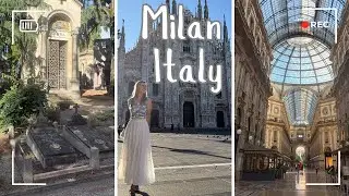 WEEKEND TRIP IN MILAN, ITALY! EUROPEAN SUMMER TRAVEL VLOG SOLO FEMALE