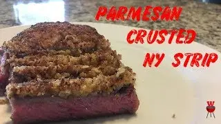 Parmesan Crusted NY Strip + Reverse Sear | Big W BBQ
