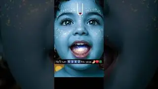 This year kannaya turns 5252 years..so auspicious#krishna #krishnastami #shorts#viral #shreekrishna
