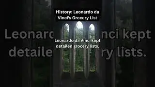 Leonardo da Vinci's Grocery List
