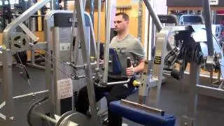 GCC PED172 Pulling Exercises Row Machine