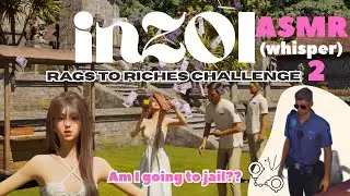 inZOI ASMR &ndash; Rags to Riches Challenge 2 &ndash; Whispered Gameplay | Police Chasing Me?!