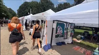 Piedmont Park Arts Festival Atlanta 4K HDR City Tour Walk #buckhead #atlanta #atl #walkingtour #walk