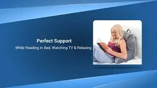 Back Rest Pillow - Reading Pillow with Arms - Most Comfortable Pillows