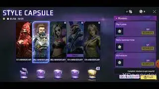 Style capsule full detail Garena Free Fire Max