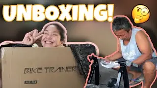I BOUGHT A BIKE TRAINER | UNBOXING and SETTING UP my bike trainer | Cath Isais