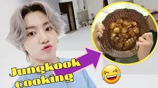 Jungkook cooking 💜🧑&zwj;🍳 [sinhala] #funny #jungkook #bts