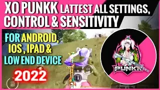 (2022) PUNKK Control Code 2.1 Update | Punkk Sensitivity Code || BGMI/PUBG MOBILE || For all Device